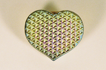 Heart Paperweight - Honeycomb photo