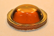Amber Round Flat-Top Tile